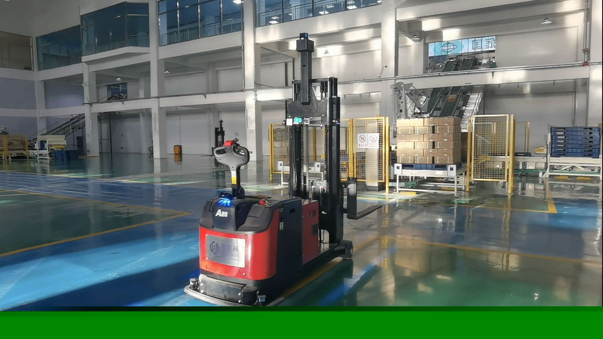 丹巴赫無人叉車在化工行業的運用